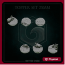 Topper set gothic city ruins 25mm