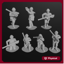 10 & 15mm Soviet Infantry with Strela MANPADS (7 models)