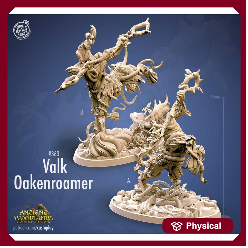 Valk Oakenroamer, Blight Centaur Dungeons and Dragons | 28mm, 32mm, 75mm | Pathfinder | Unpainted Resin 3d printed | Ylthari's Guardians - Only-Games