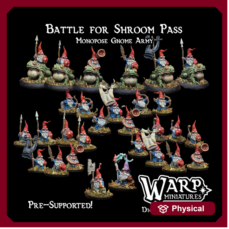 Battle for Shroom Pass - Monopose Gnome Army