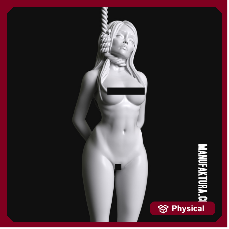Silence Series 12 - Stripped & Hanged Prisoner Girl - Only-Games