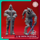 Animated Armour - Tabletop Miniature (Pre-Supported)