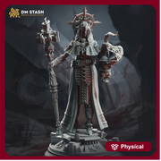 Female Cleric Twilight Domain, Wizard Miniature | 28mm, 32mm,54mm,75mm, 100mm Scales | Dungeons and Dragons Pathfinder | DM Stash - Only-Games