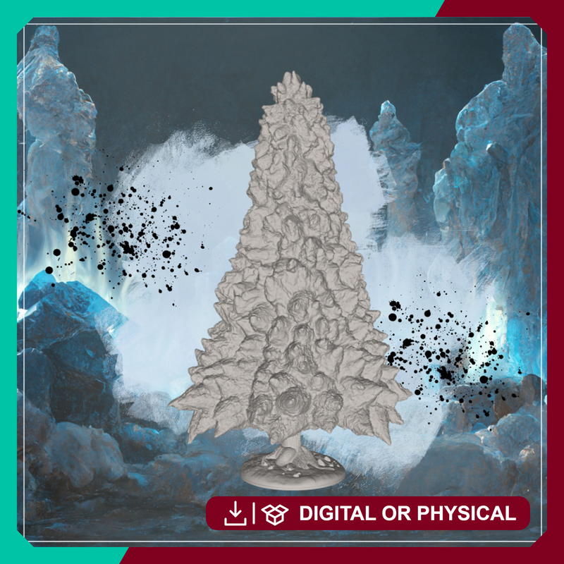 Tree 7 - Wilderness Terrain Prop STL, DnD & Wargaming Scenery