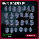 Pirate Orc Heads