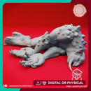 Defeated Troll - Book of Beasts - Tabletop Miniature (Pre-Supported)