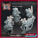 Battle Nuns with Heavy Flamers - Heavy Armor