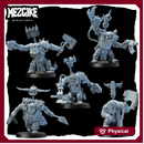 Lootenant bully mob 'A' (5 physical miniatures)