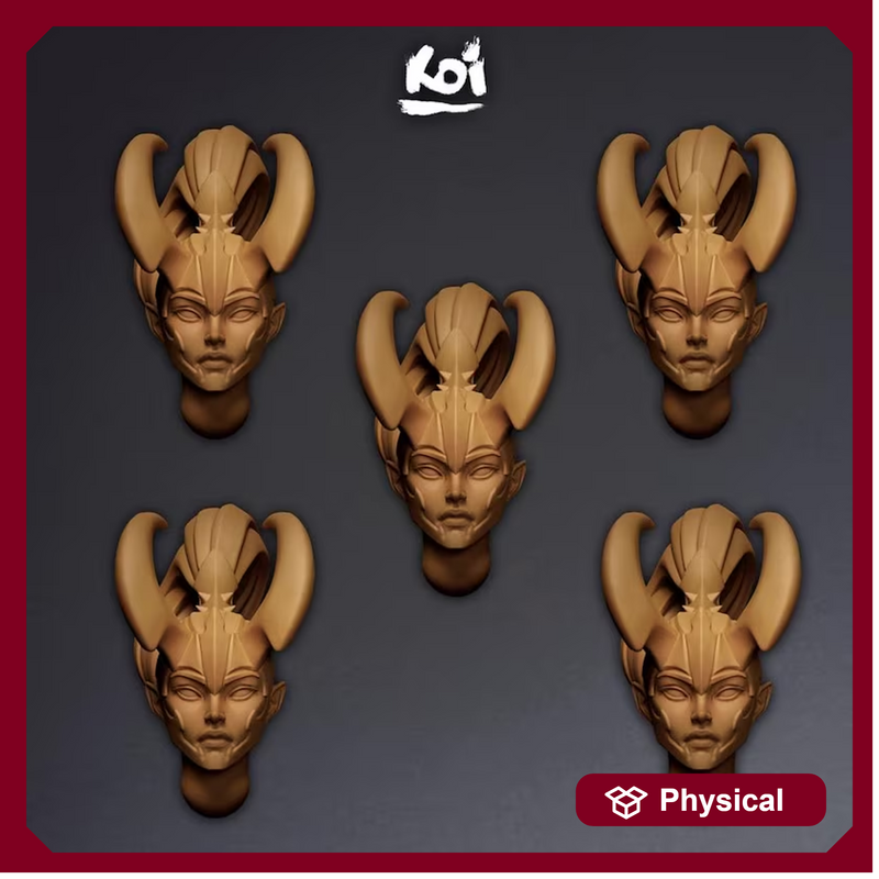 Painmaidens Type 3 - Miniature Heads