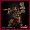Helga Ironcast  [PRE-SUPPORTED] Female Dwarf Knight Fighter