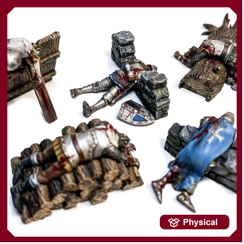 Bodies on obstacles (Harvest of War)
