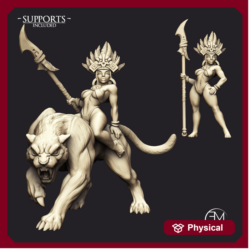 Kaata, Princess on Panther (AMAZONS! Kickstarter)