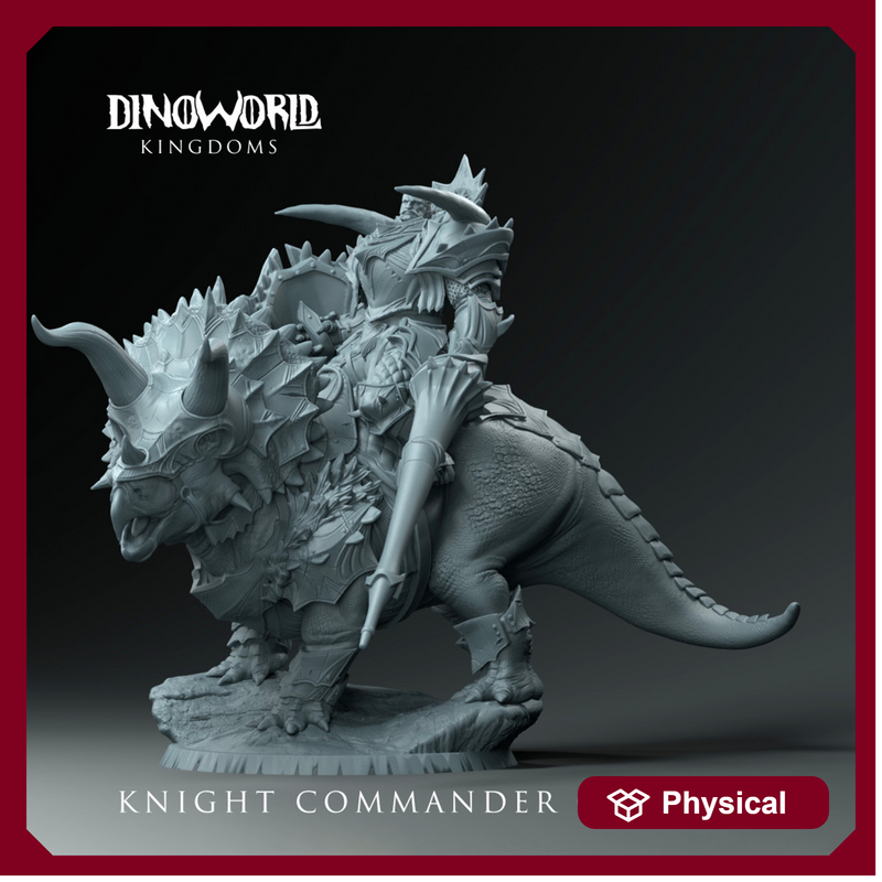 Knight commander Ceratops mounted