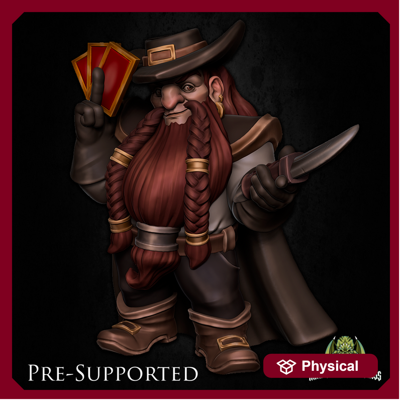 Fingrith Sharpaper  [PRE-COLORED] Dwarf Rogue - Only-Games