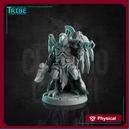 (0279) Male crow bird folk barbarian warrior with two axes