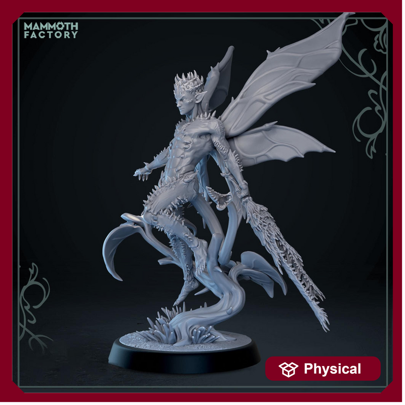 Dark Fairy Miniature | Evil Fey Sentinel | Resin RPG Figure - Only-Games