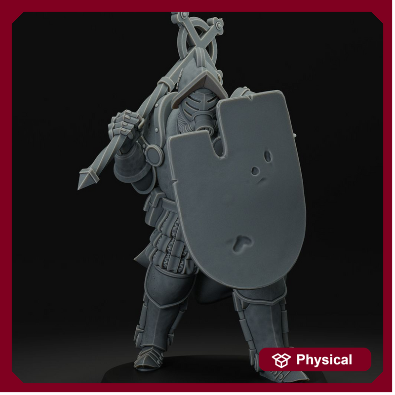 heavy infantry with mace and shield