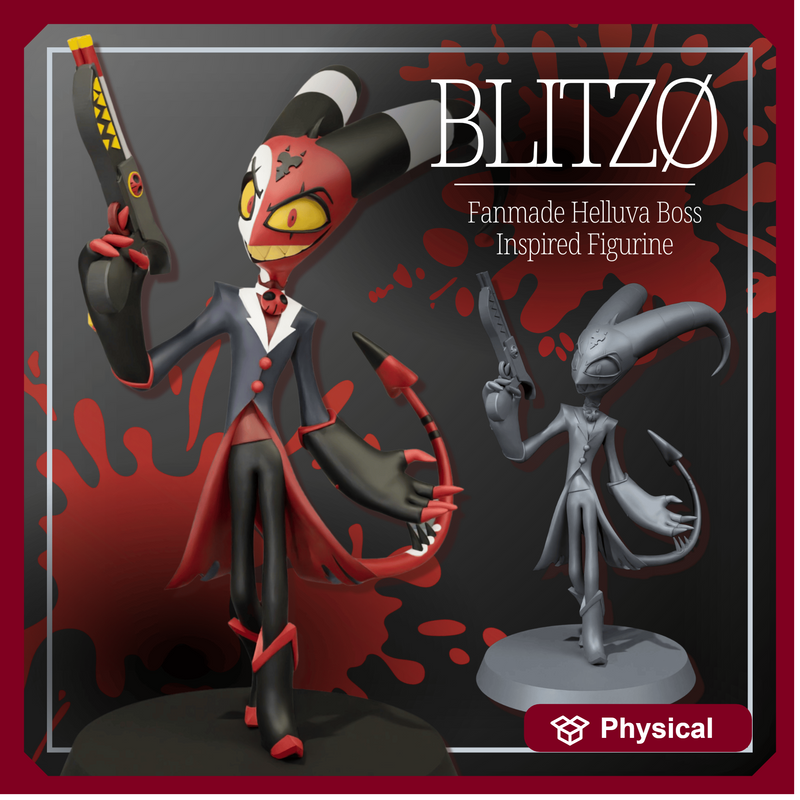 Blitzø | Fanmade Helluva Boss Inspired 5" Figurine