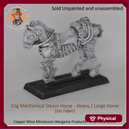 Cog Division Heavy Mitchell Mechanical Steam Horse (horse Only - Large Varient) (CMMWP023)
