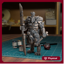 Gnoll Leader - Frostgrave Pathfinder - Fantasy DND - TytanTroll Miniatures