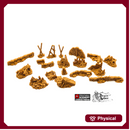 Rubble Piles and Scatter - Cities of Ramshackle and Ruin - Printable Scenery - Terrain, Wargaming, D&D, DnD