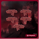 Crimson Wings Plasma Guns Set x5