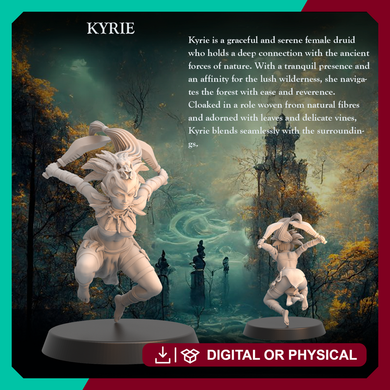 Tribal warrior Kyrie - Dual-Wield Tribal Warrior - 32mm - Heroic scale