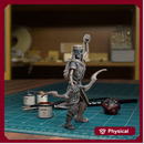 Undead Skeleton Bowman 008 - TytanTroll Miniatures - DnD - Fantasy-