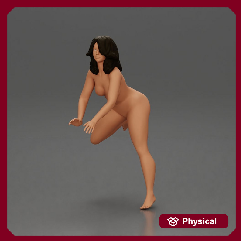 Naked Woman Riding Motorcycle