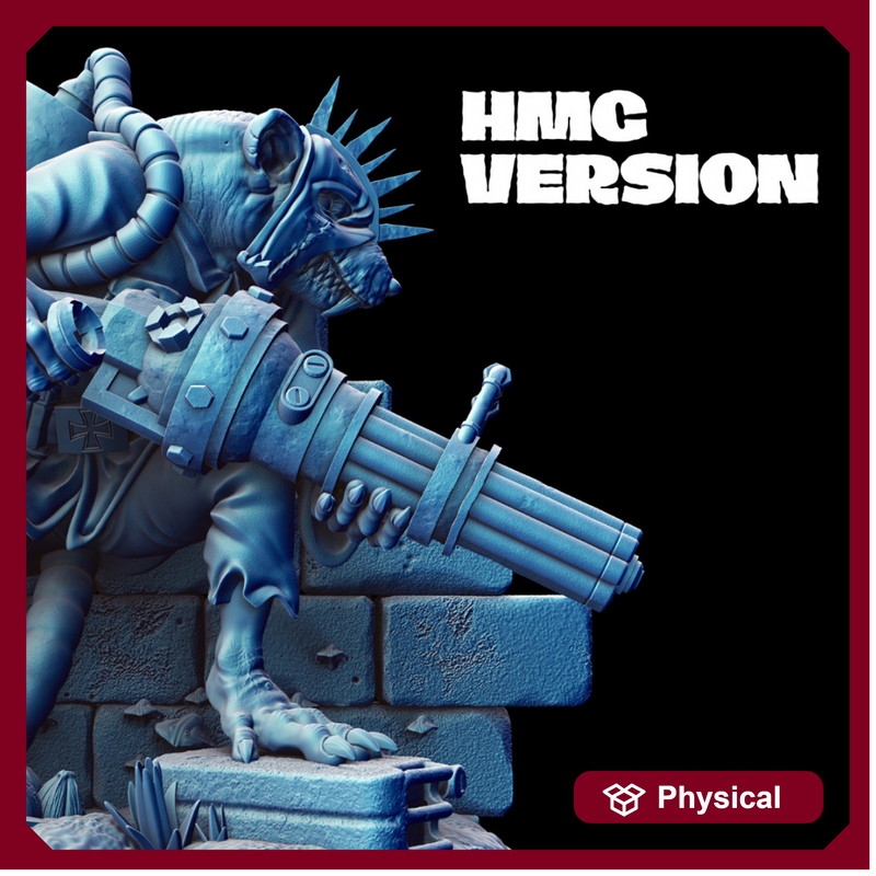 FANTASY WWII REICH RATMAN (HMG) 75MM