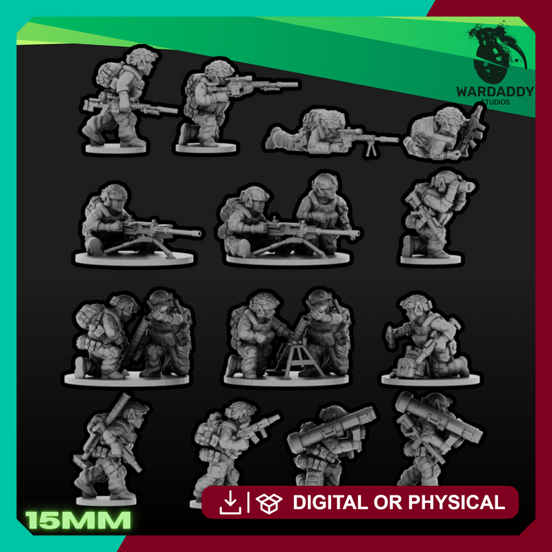 Modern NATO Special Weapons (15mm)