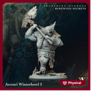 Frostburn Bear Vanguard | Archvillain Games | DnD RPG Role Playing Game | Pathfinder | Figure for Painting | Resin | Dungeons and Dragons | - Only-Games