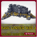 Basic Corner Wall A: Ancient Ruins Terrain Set
