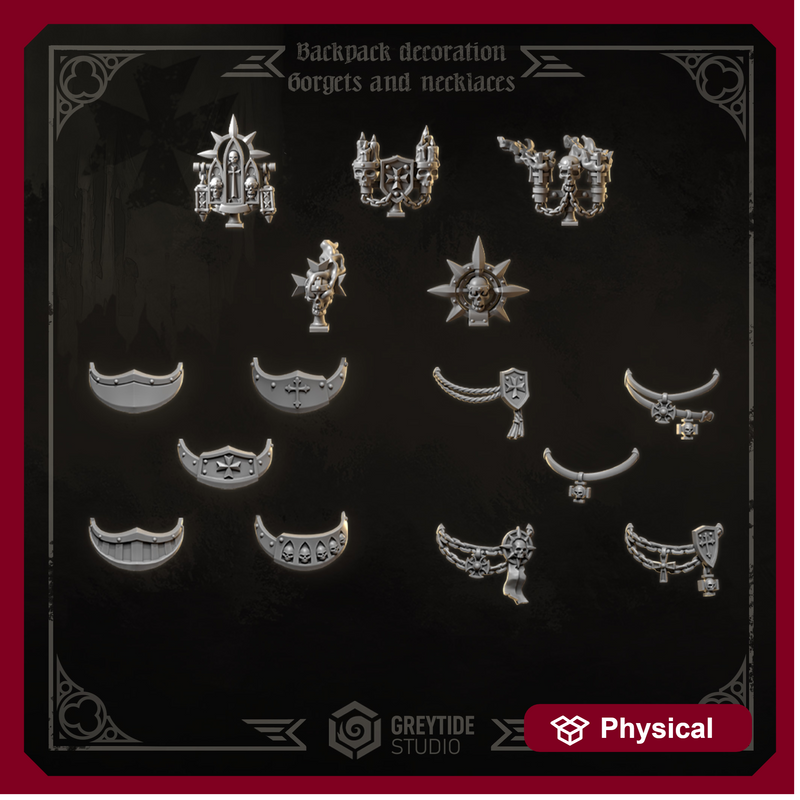 Backpack decoration, Gorgets and Necklaces EC