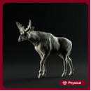 Sivatherium walking 1-35 scale prehistoric animal