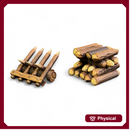 Log barricades