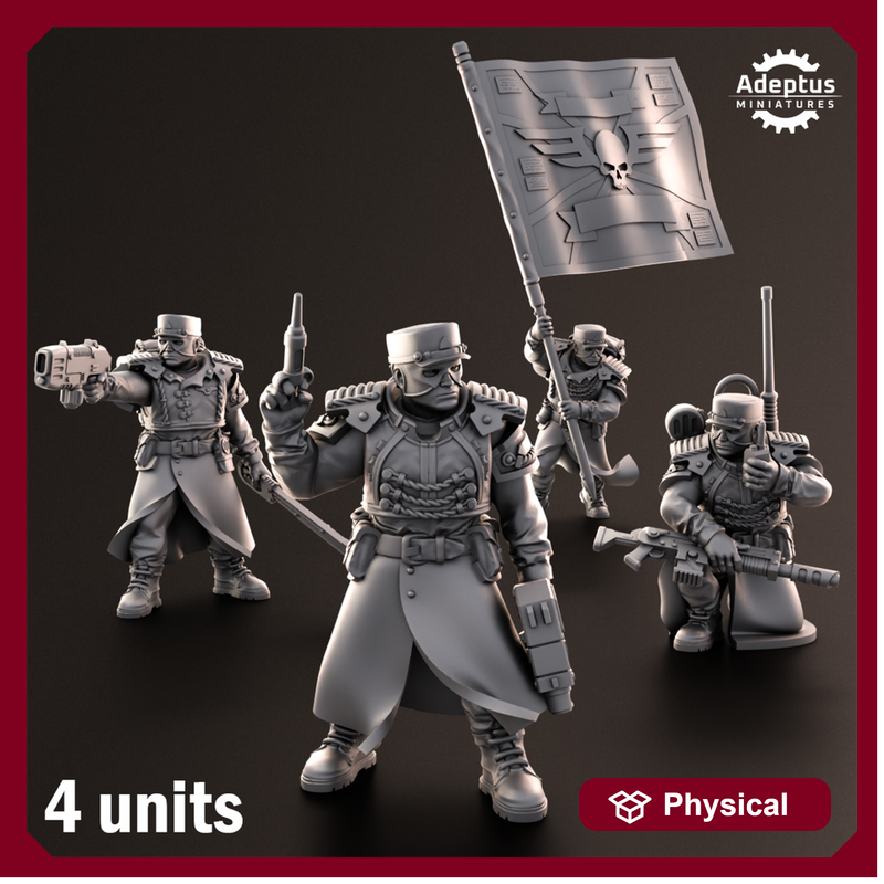 Command squad. Nightcloak Regiment. Imperial Guard