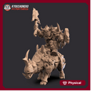 Black Orc War Boss Mounted