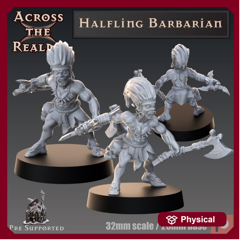 Halfling Barbarian - Only-Games