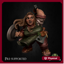 Mimma The Melee Housewife [PRE-COLORED] 32mm Scale Female Dwarf