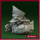 Commissar Yardduck with Pistol - Imperial Guard Rubber Duck Proxy