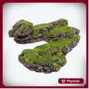 Stepped Spiral Outcropping: Dynamic Hills Terrain Set