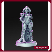 Female Human Sorcerer | 28mm Scale | 32mm Scale | 75mm Scale  - Minis - D&D 5e - Pathfinder Sexy Figurine- RN Estudio - Only-Games