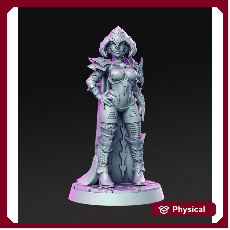 Female Human Sorcerer | 28mm Scale | 32mm Scale | 75mm Scale  - Minis - D&D 5e - Pathfinder Sexy Figurine- RN Estudio - Only-Games
