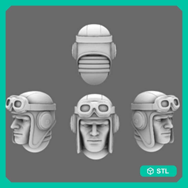 Patriotic Knights V10 Bomber Squad Heads - Only-Games