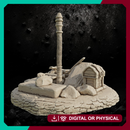 Halfling Barricade 2 - Fantasy Terrain STL, DnD & Wargaming Scenery