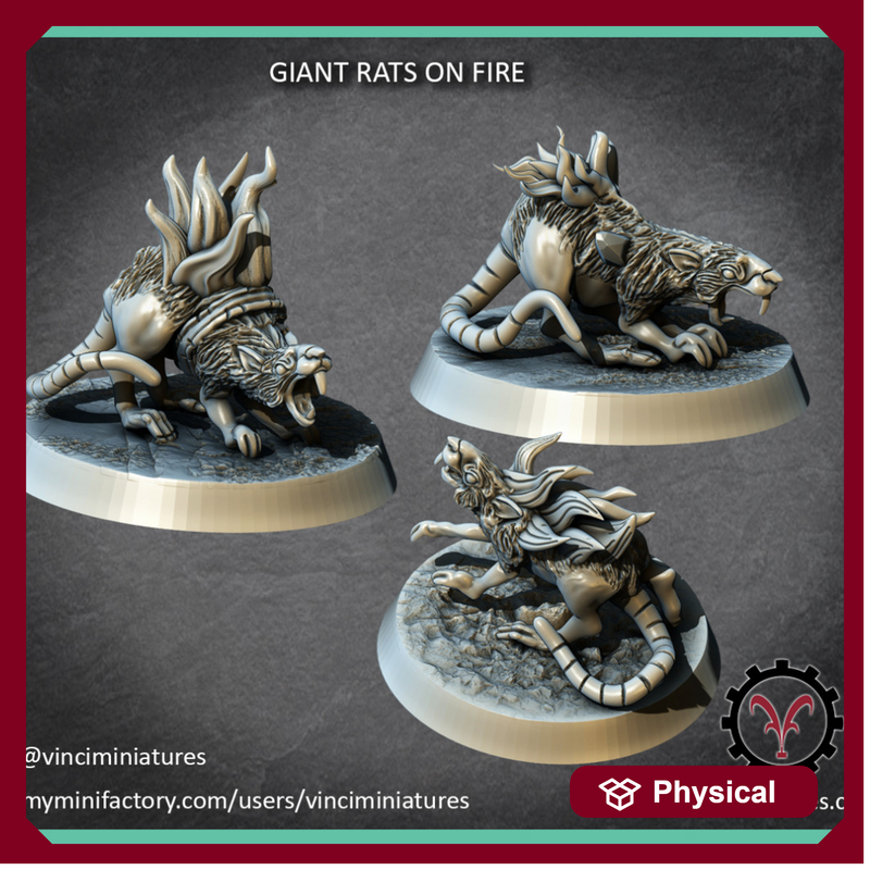 GIANT RATS ON FIRE - Only-Games