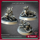 GIANT RATS ON FIRE