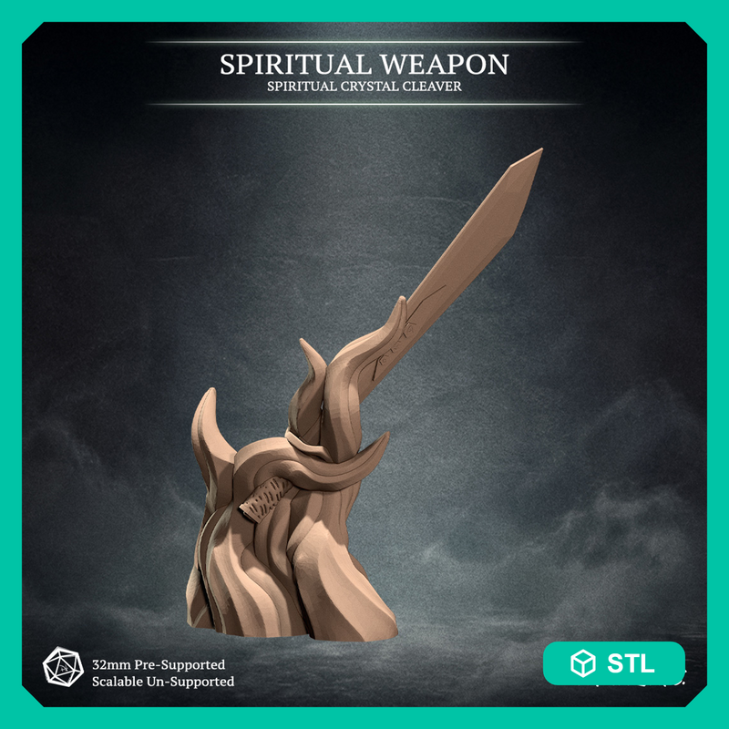Spiritual Crystal Cleaver, Spirit Weapon