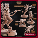 Catfolk Rogues - Catfolk Heroes - CastNPlay - Terrain Wargaming D&D DnD 28mm 32mm 40mm 54mm